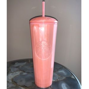 Starbucks Pink Pearl Diamond Cut Dome Kaleidoscope 24oz. Venti Cup